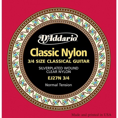 D'Addario EJ27 Nylon Classical Guitar Strings - 3/4 Size