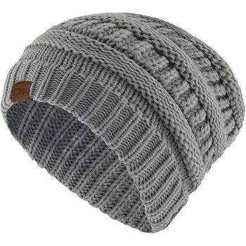 Buy online Grey Cotton Winter Caps from Accessories for Men by