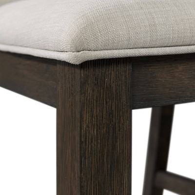 Jasper High Back Gray Upholstered Side Chair Set
