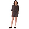 Rekucci Women's Soft Knit Loungewear Shorts with Pockets - 4 of 4