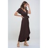 WEST K Women's Georgia Faux Wrap Dress with High-Low Hem and Tie Waist - 2 of 3