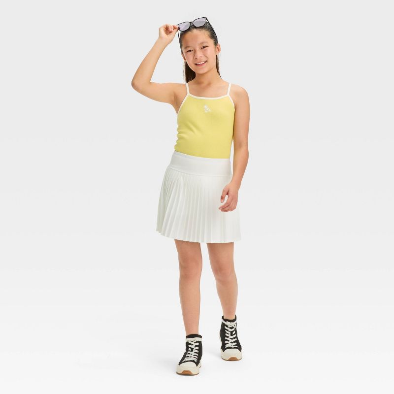 Girls' Pleated Sporty Knit Tennis Skirt - art class™, 4 of 5