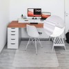 Yescom Rectangle PVC Floor Mats Protector Home Desk Chair for Hard Wood 48"x36" 2 Pack - 2 of 4