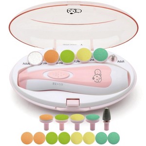 Baby Nail Trimmer 21 in 1, Usage Labeled Case & 13 Extra Replacement Tools, Nail File & Clipper - 1 of 4