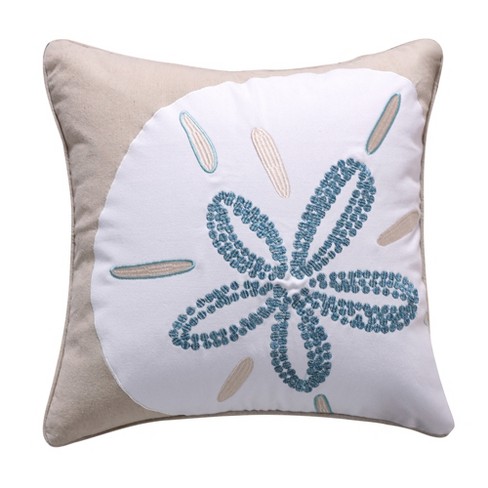 2 Pcs Soft Shell Pillow Seashell Shaped Accent Throw Pillows