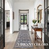 Washable Hallway Runner Rug, Ultra-Thin Non-Slip Low-Pile Vintage Indoor Carpet for Kitchen, Laundry, Bedside Accent - 2 of 4