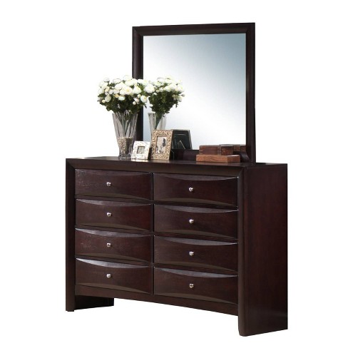 Madison Dresser And Mirror Set Mahogany Picket House Furnishings