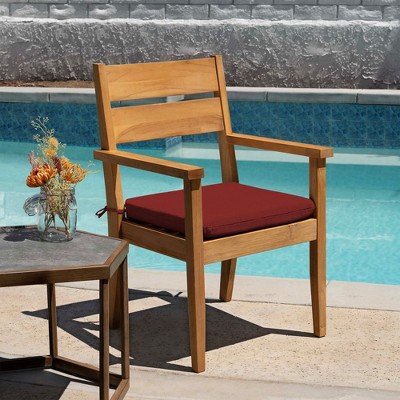 Henna Red Textured Outdoor Universal Seat Cushion Set