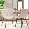 NicBex Velvet Dining Chairs Set of 2 Upholstered Seating for Home Kitchen and Living Room - 4 of 4