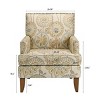 Upholstered Accent Chair with Pocket Spring Seat and Nailhead Trim for Living Room or Bedroom-The Pop Home - 4 of 4