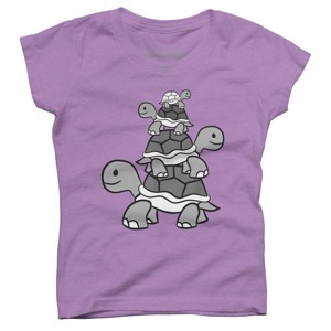 Girl's Design By Humans Cute Turtle Tortoises Ocean Love Sea Turtles T-Shirt By animalshop T-Shirt - 1 of 3