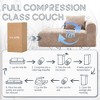 NicBex 62 Inch Loveseat,Modern Modular Chenille Loveseat Sofa with Pillow,Soft 2-Seater Couch Sleeper for Living Room,Bedroom,Lounge - 3 of 4