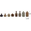 Storied Home Various Decorative Stoneware Vases with Reactive Glaze, Multicolor, Set of 8 - 2 of 4