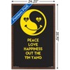 Trends International Peace Love Happy Framed Wall Poster Prints - 3 of 4