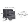 Modern 3-Drawer Dresser Chest Wooden Dresser Tower-Christopher Knight Home - 4 of 4