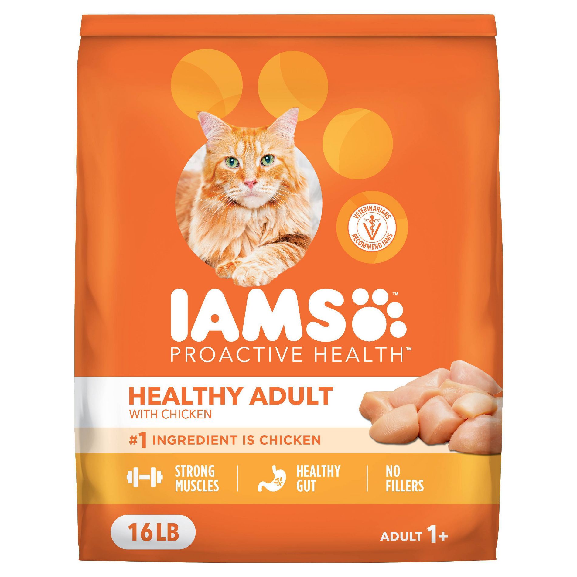 IAMS Proactive Health Chicken Flavor Dry Cat Food - 16lbs