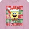 Women's - SpongeBob SquarePants - I'm Ready For Christmas Graphic Racerback Tank - 2 of 4
