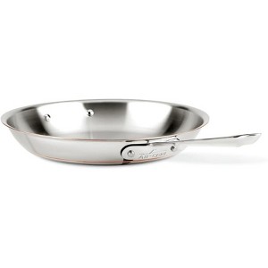 All-Clad Copper Core 5-Ply Stainless Steel Fry Pan 12 Inch Induction Oven Broiler Safe 600F Pots and Pans, Cookware Silver - 1 of 3