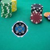 Slickblue 14-Gram Clay Composite Poker Chips 25-Pack, Laser Inlay, Casino Game Chips, Multicolor, $1-$25K - 2 of 3