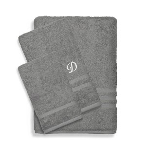 Linum Home Textiles 100% Turkish Cotton 3PC Denzi Towel Set - 1 of 1