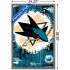 Trends International NHL San Jose Sharks - Maximalist Logo 23 Framed Wall Poster Prints - 3 of 4