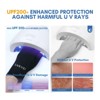 SAVILAND UV Gloves for Nails: Professional UPF200+ Fingerless UV Light Gloves (Black) - 4 of 4