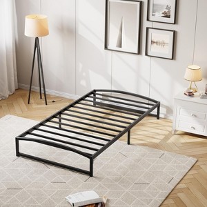 Garvee Metal Bed Frame, Low Profile Platform w/Steel Slats, No Box Spring Needed, Easy Assembly - 1 of 4
