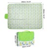 Unique Bargains Picnic Blanket Waterproof Washable Lightweight with Handle Used for Hiking Travel Camping - 2 of 4