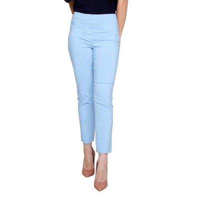 Women's Cigarette Style Woven Ankle Pants - Renuar