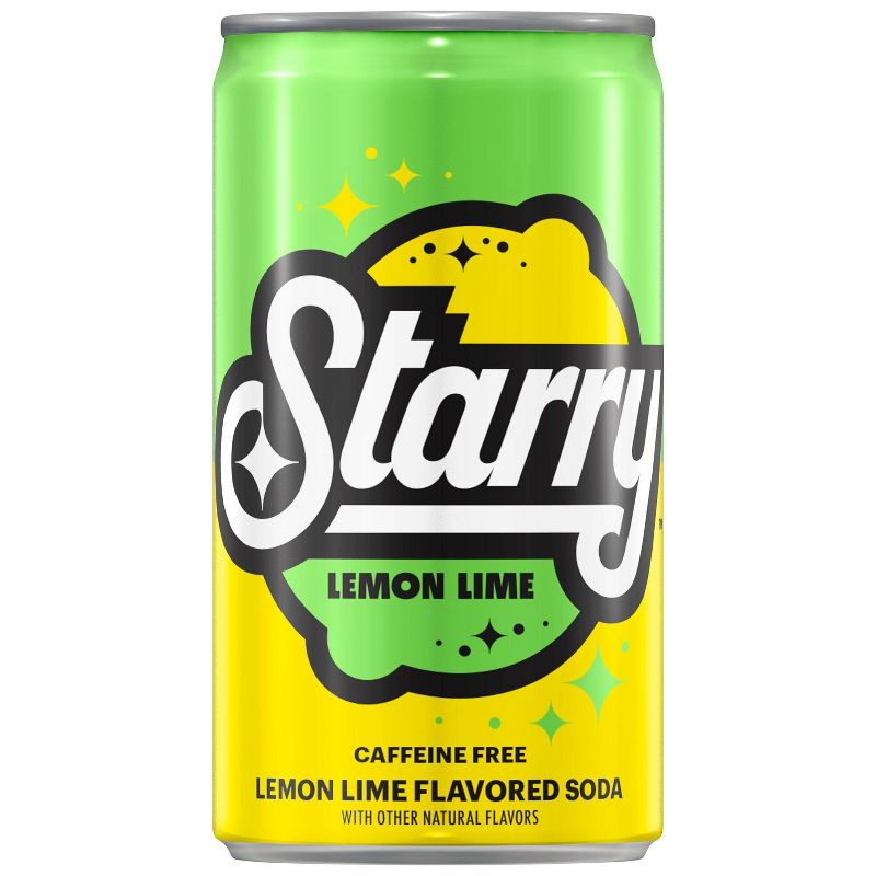 Starry Lemon Lime Soda  - 10pk/7.5 fl oz Mini Cans, 4 of 9