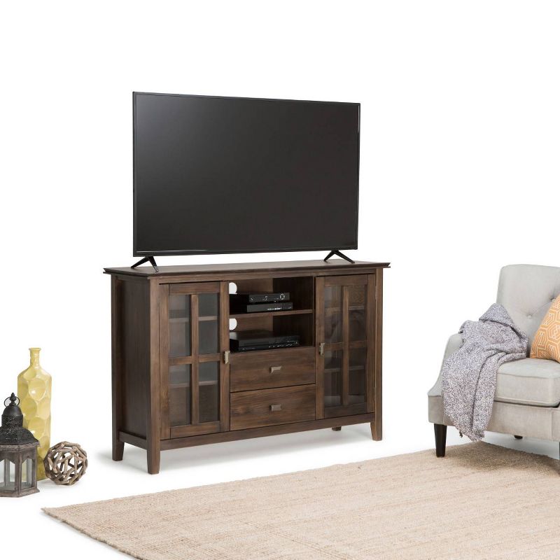 Stratford Solid Wood Tall TV Stand for TVs up to - WyndenHall, 3 of 11