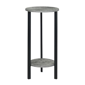 31.5" Graystone 2 Tier Plant Stand - Breighton Home - 1 of 4