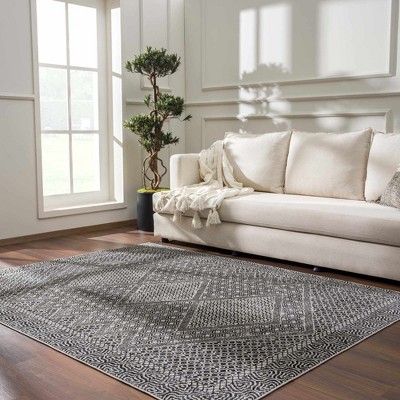 Hauteloom Rectangle Area Rug   Black