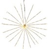 Kurt Adler Multifunction, Pre-Lit 3D Fairy Starburst Light with 120 LED Lights with Timer and Remote, Warm White, 12" - 2 of 4