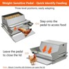 Chicken Feeder, Automatic 27 LB Galvanized Steel - Treadle, Rat Proof, No Waste, Feeds 10 Chickens for 11 Days, Suits Duck, Bantams, Pheasants - 3 of 4