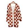 Women's Wo's Checkered Past Cardigan - 2FlyCo - 3 of 4