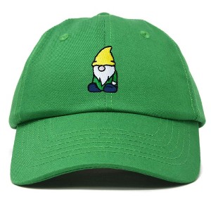 Dalix Gnome Embroidered Cotton Baseball Cap Adjustable Dad Hat Mens - 1 of 4