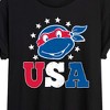Women's - Teenage Mutant Ninja Turtles - USA Raphael Oversized Graphic T-Shirt - 2 of 4