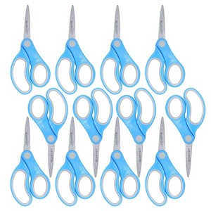 Westcott® Soft Handle 5" Kids Scissors, Pointed, Assorted Colors (No Color Choice), Pack of 12 - 1 of 3