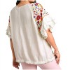Women's Embroidery Round Neck Top - umgee - 2 of 4