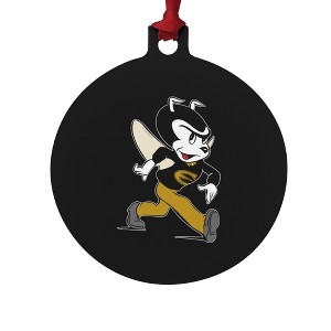 Emporia State University Secondary Logo Aluminum Holiday Christmas Tree Ornament - 1 of 4