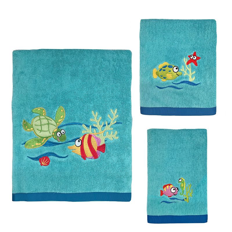 3pc Fish Tails Towel Set - Allure Home Creation, 1 of 6