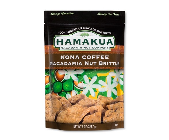 Hamakua Kona Coffee Macadamia Nut Brittle - 8oz