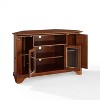 Crosley LaFayette Corner TV Stand for TVs up to 48" Dark Red: Mid-Century Modern, Media Console with Cable Management - 3 of 4