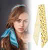 Unique Bargains Women's Flower Long Ribbon Headband Yellow 1 Pc - 2 of 4