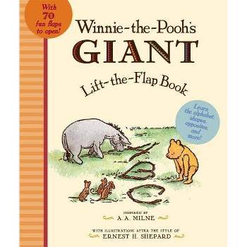 Winnie the Pooh's Giant Lift The-Flap - (Winnie-The-Pooh) by  A A Milne (Board Book)