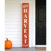 HomeRoots 72" Orange Solid Wood Happy Harvest Porch Sign - 2 of 4