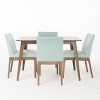 GDFStudio Brittany 5 Piece Mid-Century Modern Fabric Upholstered Dining Set - 2 of 4