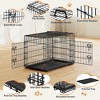 Yaheetech Metal Dog Crate for Small to Medium-Sized Dogs, Black - 4 of 4