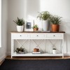 Hommoo 70.9" Farmhouse Console Table with 3 Drawers - 2 of 4